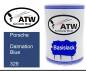 Preview: Porsche, Dalmation Blue, 329: 500ml Lackdose, von ATW Autoteile West.